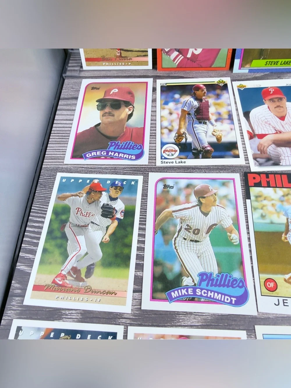 Philadelphia Phillies Baseball Card Lot (24) Mike Schmidt Upper Deck